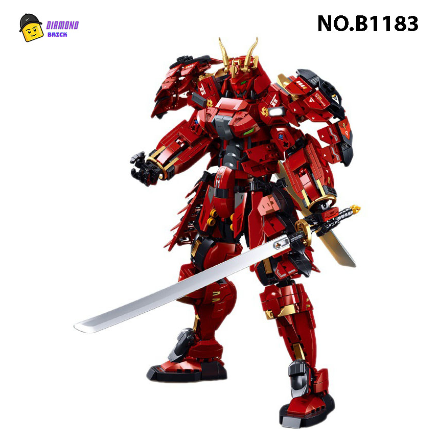 Đồ Chơi Lắp Ráp Kiểu LEGO Mô Hình Robot Samurai Kai-Adie Mecha Warrior / Allain Liên Quân Mobile B1183 Sluban