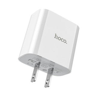 Củ sạc nhanh 3A Hoco C76 PD20W chuôi dẹt chất liệu cao cấp chống cháy cho Smartphone