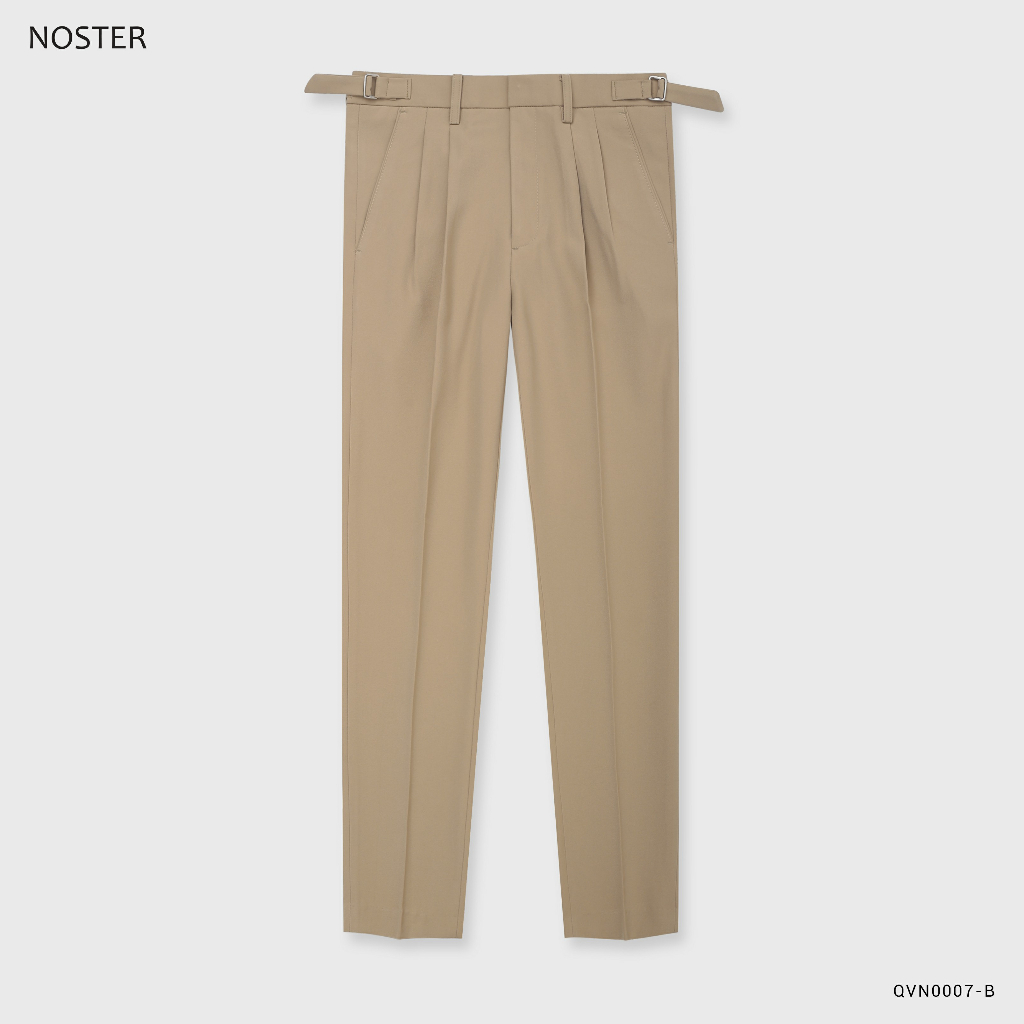 Quần vải âu nam sidetab 2 bên đai, phom dáng hàn, chất vải bền đẹp - Thương hiệu NOSTER mã QVN0007