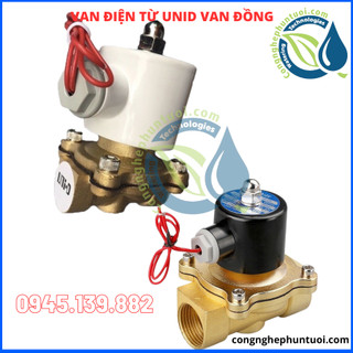 Van điện từ phi 21, phi 27,phi 34 thường đóng 220V, van thoát nước, van nước điều khiển bằng điện
