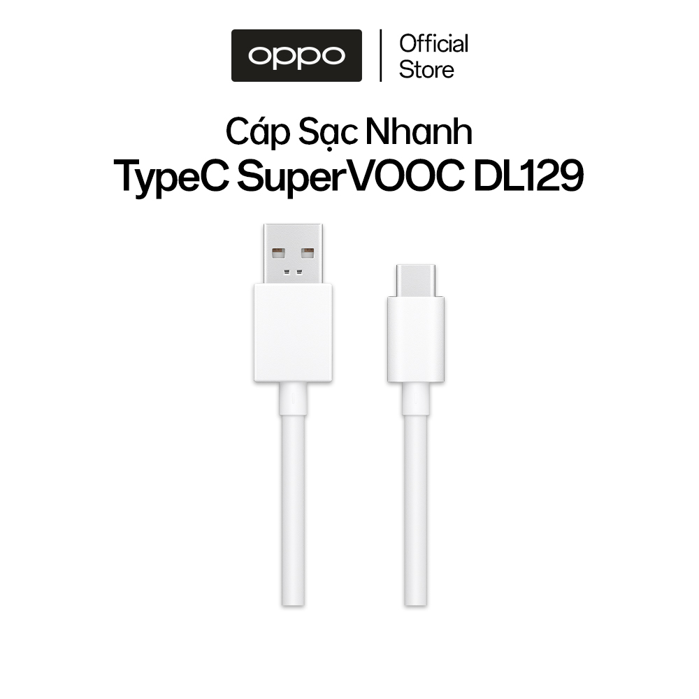 Cáp Sạc OPPO Type C Super VOOC DL129 - Hàng Chính Hãng