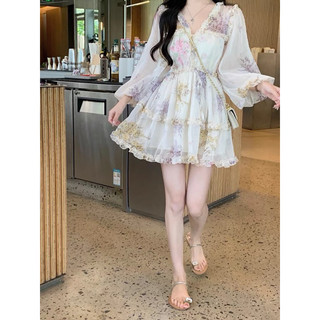 Đầm Voan Babydoll Hoa Nhí Dáng Xoè Taobao Order