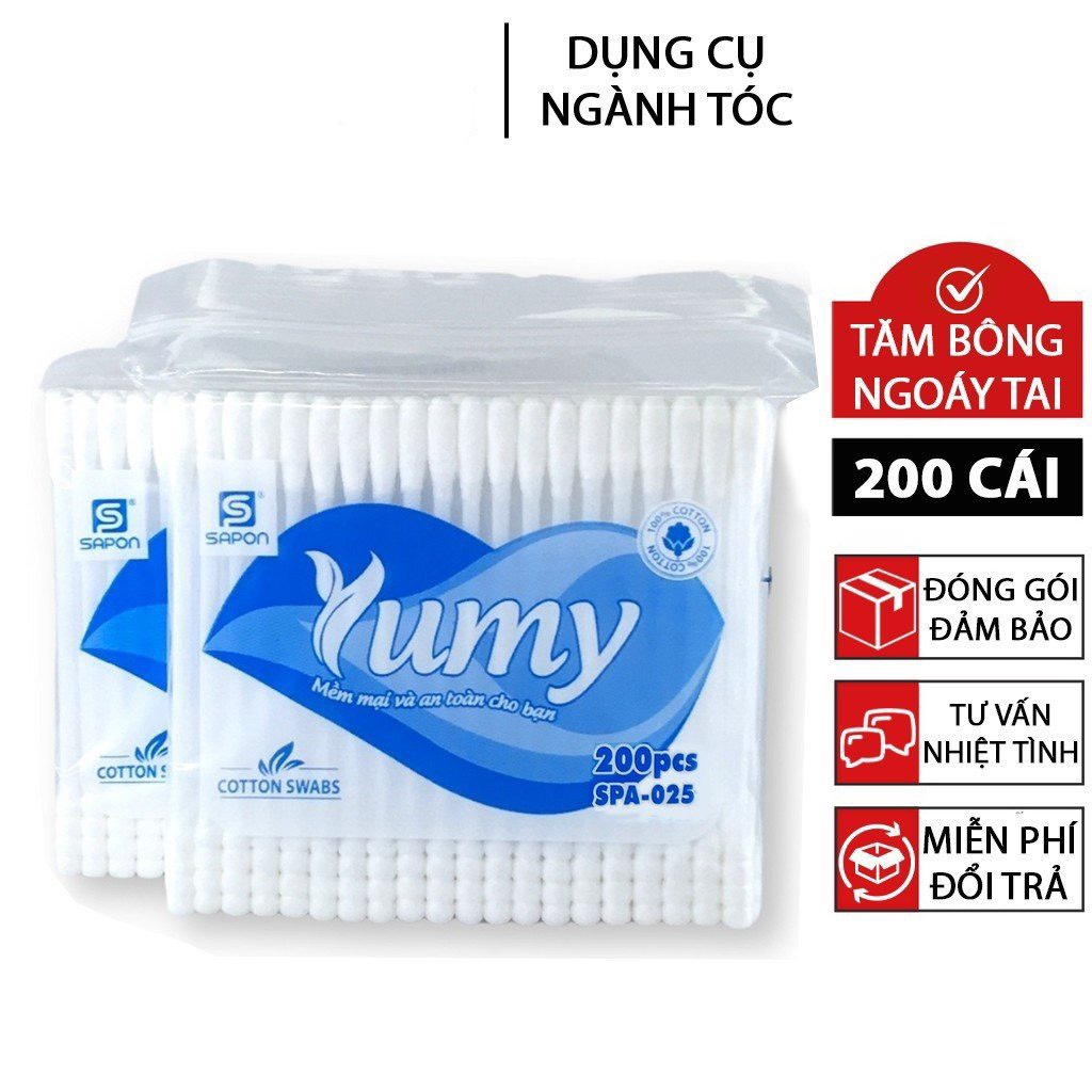 ⛔GIADUNGHOANGMAI⛔ Gói 200 bông ngoáy tai