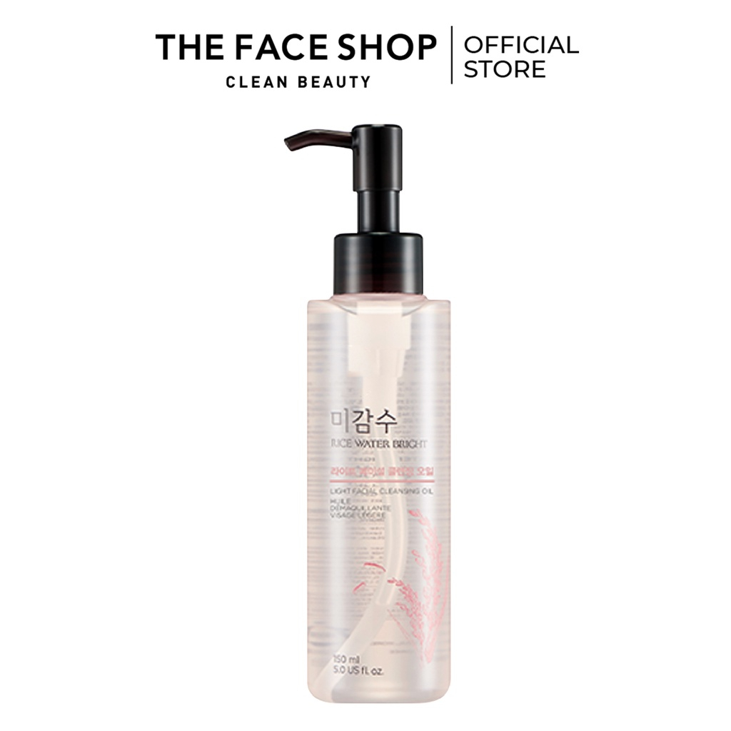 Dầu Tẩy Trang Làm Sạch Sâu THE FACE SHOP Rice Water Bright Rich Cleansing Oil 150ml