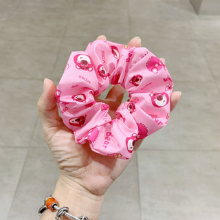 Dây buộc tóc SCRUNCHIES hoạ tiết gấu dâu losto, kuromi, loopy, sanrio,…