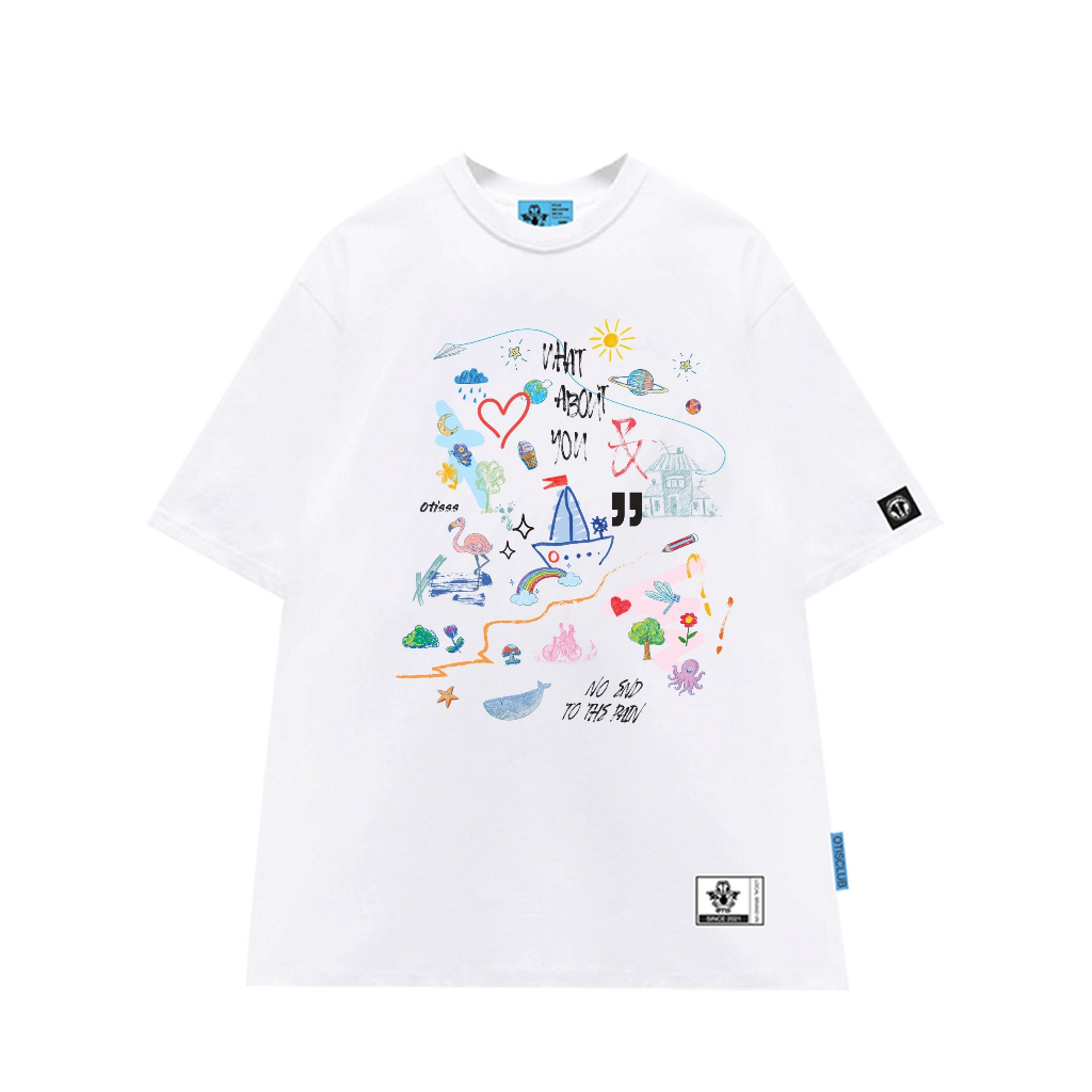 [Mã FATREND2810 giảm đến 30k tối đa 99k] Áo thun unisex Local Brand Otis Club - Tee CRAYON ART