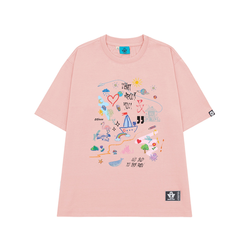 [Mã FATREND2810 giảm đến 30k tối đa 99k] Áo thun unisex Local Brand Otis Club - Tee CRAYON ART