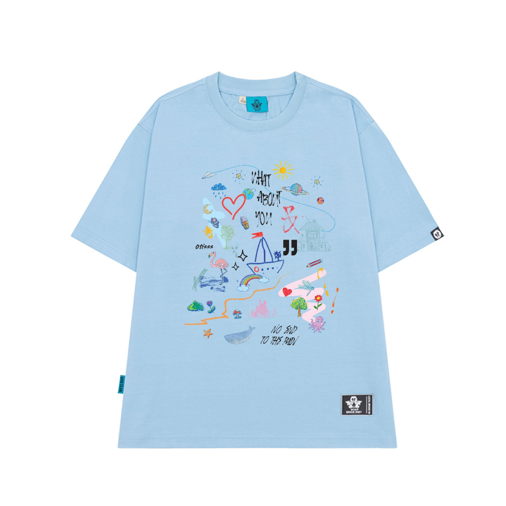 [Mã FATREND2810 giảm đến 30k tối đa 99k] Áo thun unisex Local Brand Otis Club - Tee CRAYON ART