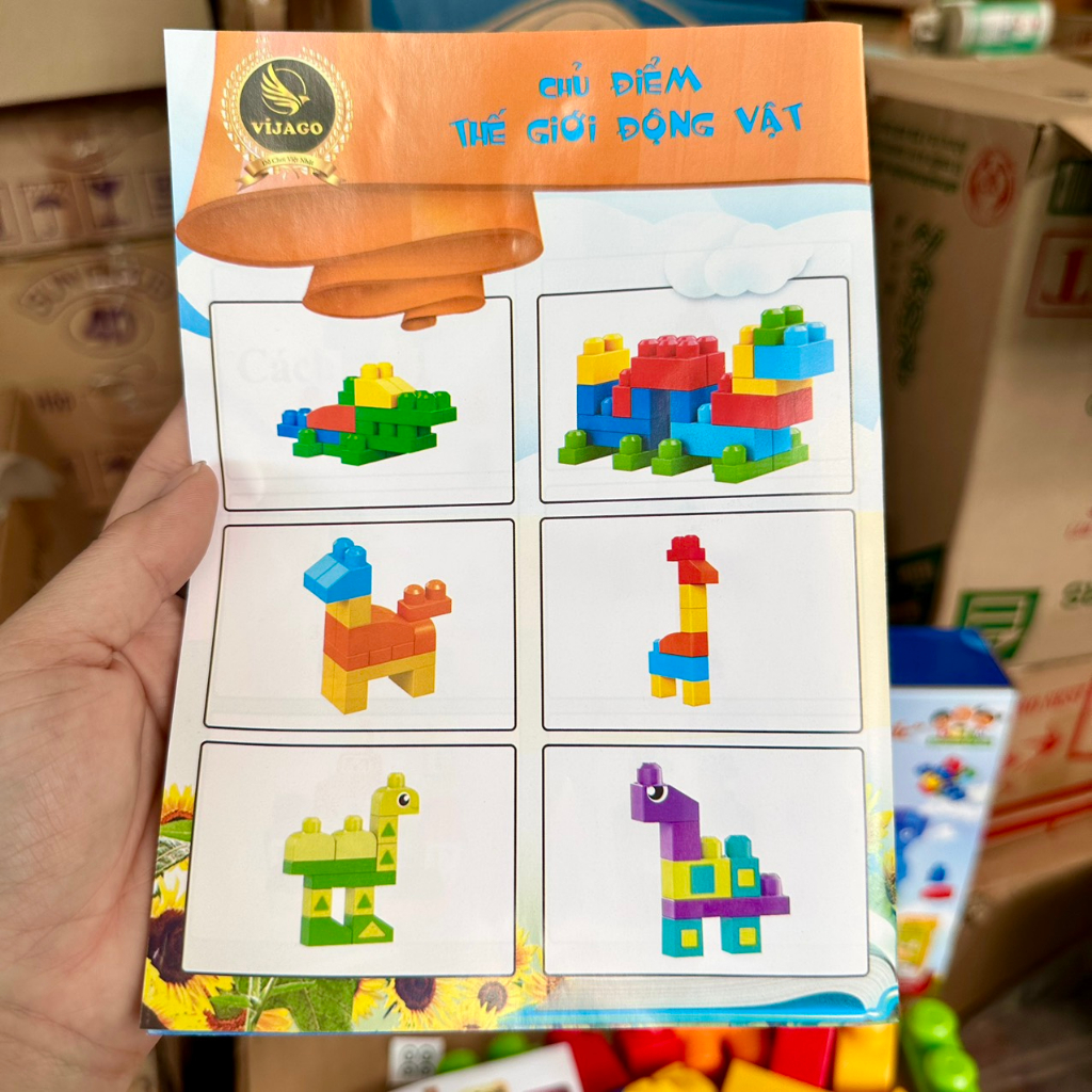 BỘ XẾP HÌNH THÔNG MINH CHO BÉ - Quà tặng sữa Vitadairy