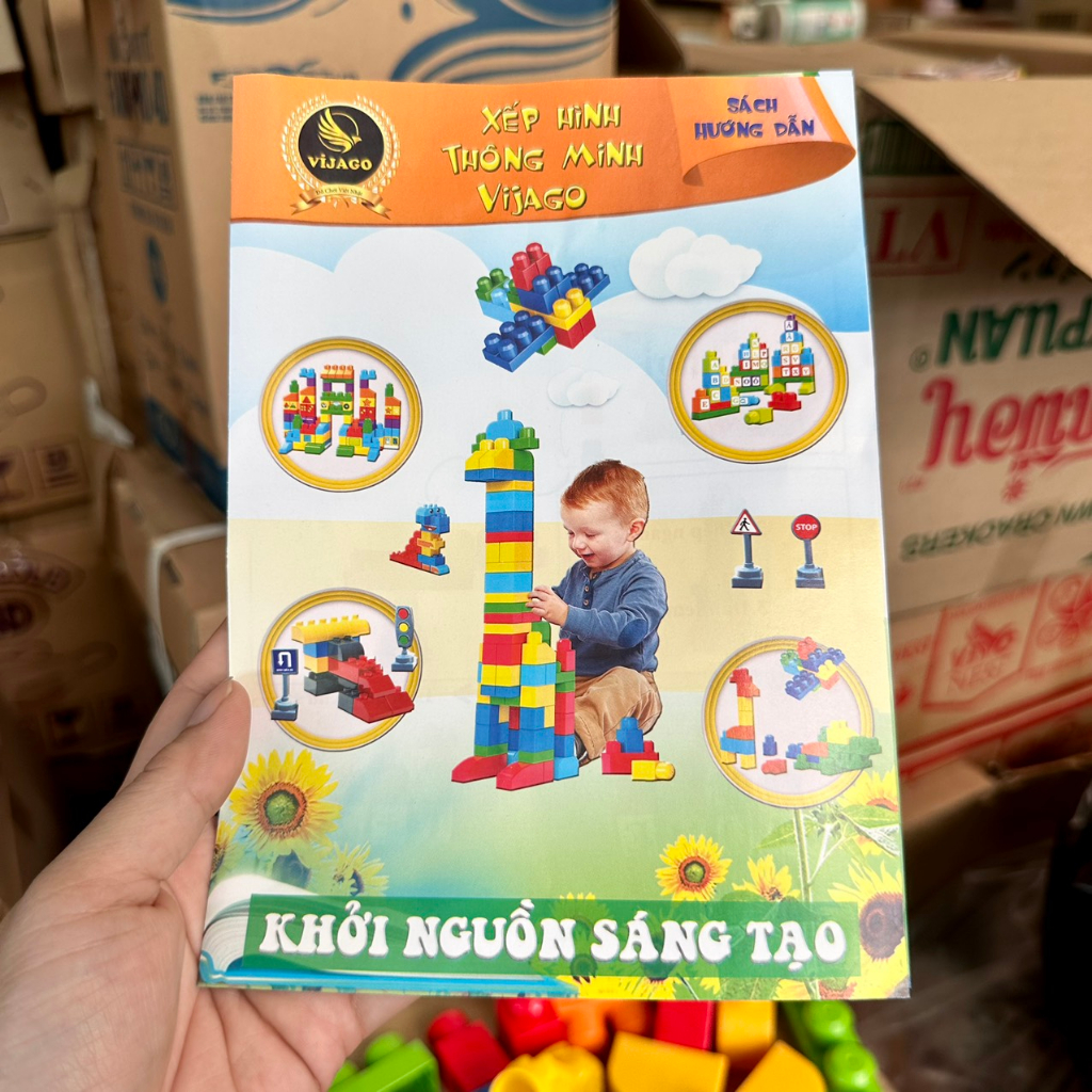 BỘ XẾP HÌNH THÔNG MINH CHO BÉ - Quà tặng sữa Vitadairy