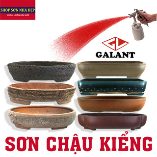 Sơn chậu kiểng , Sơn trang trí chậu bonsai hệ nước Galant cao cấp Hũ 1KG