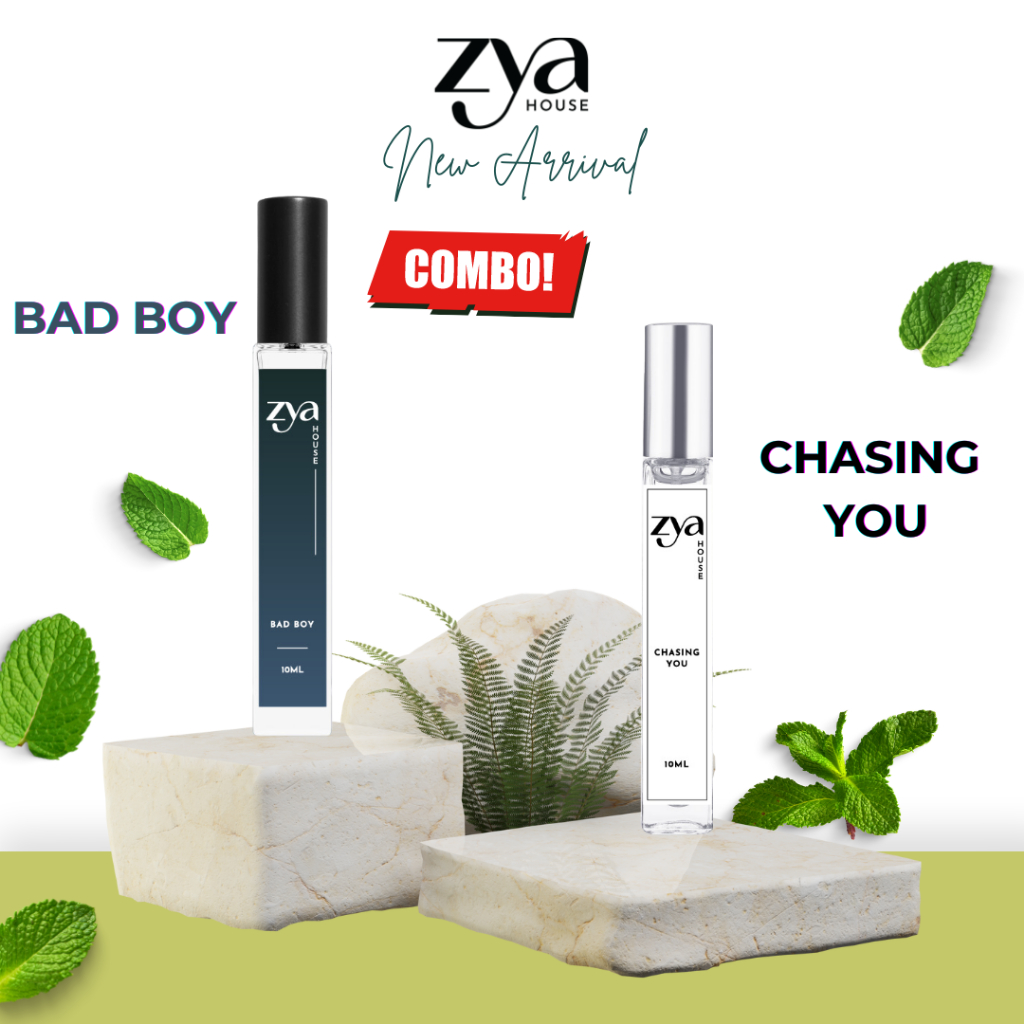 Combo TIẾT KIỆM Nước hoa Nam Bad Boy, Chasing You Mùi Hương Quyến Rũ Cuốn Hút Cho Các Chàng Nam Tính