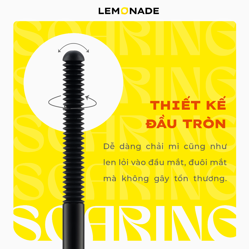 Tẩy trang mi sạch dịu không cay mắt LEMONADE Soaring Mascara Remover 6ml