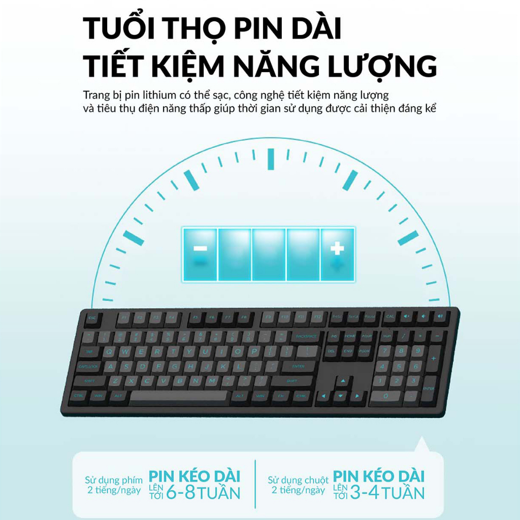 Phím chuột không dây AKKO MX108  hàng chính hãng