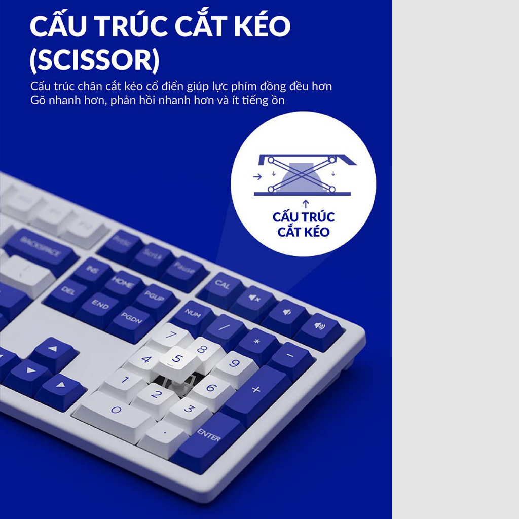 Phím chuột không dây AKKO MX108  hàng chính hãng