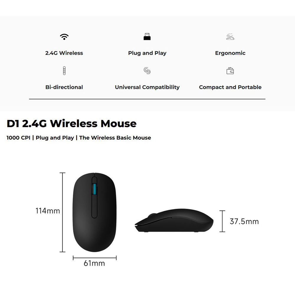 Chuột không dây MonsGeek D1  hàng chính hãng
