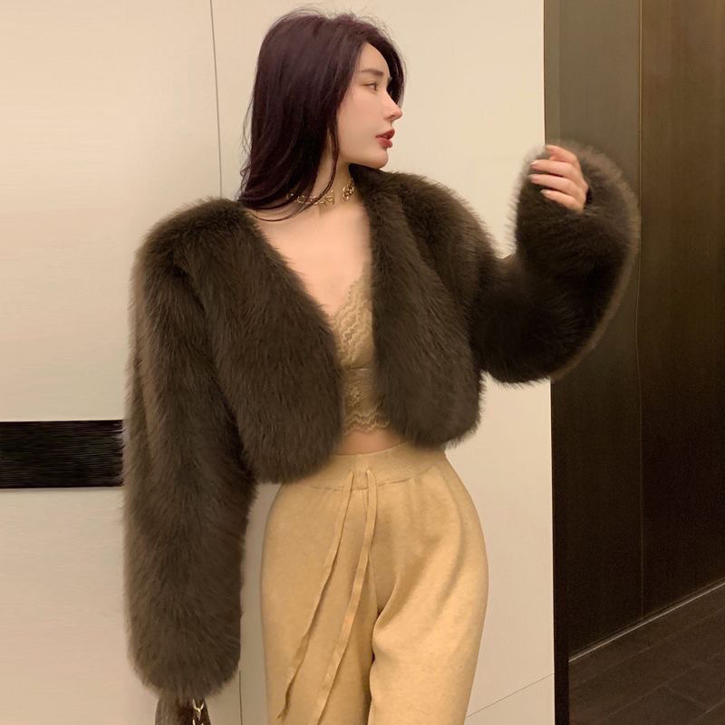 Áo Lông Dáng Ngắn Croptop sang chảnh ❤️