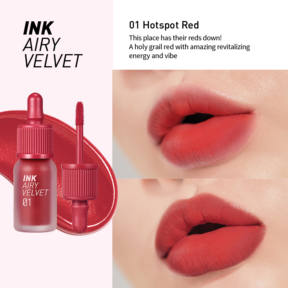 Son Kem Nhung Peripera Ink Airy 4g nhiều màu quyến rũ thịnh hành cho nữ