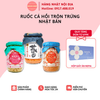 Ruốc cá hồi trộn trứng Nhật Bản 100g, mềm ngon và béo ngậy - Mochishop