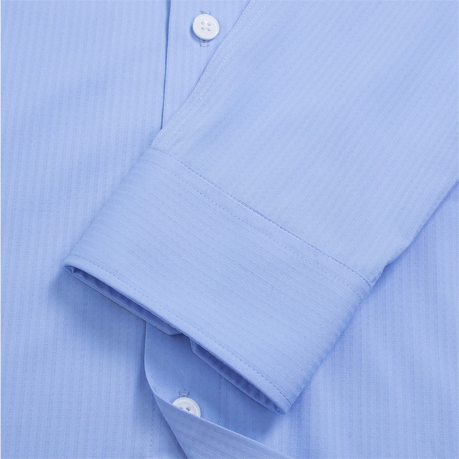 Áo sơ mi nam dài tay ARISTINO phom slim fit ôm vừa vặn, màu xanh lịch lãm và ấn tượng  - ALS28202