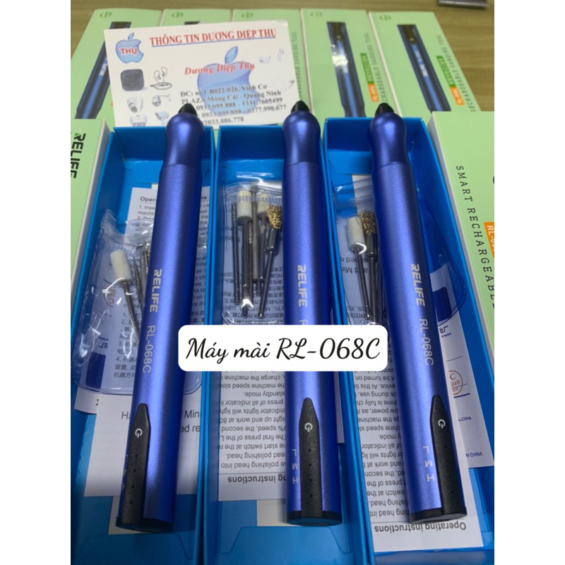 Máy mài tích hợp máy quấn keo RL-068C 8in1