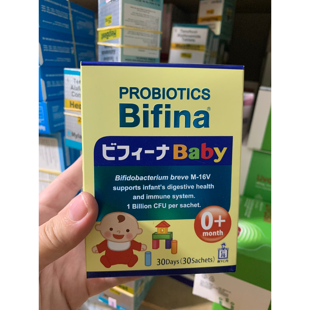 [TẶNG 3 GÓI] Men vi sinh cho bé Bifina Baby Nhật Bản- Hộp 30 gói