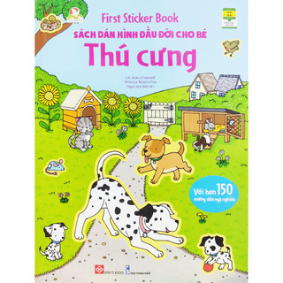 Sách dán hình đầu đời cho bé - First Sticker Book - Thú cưng