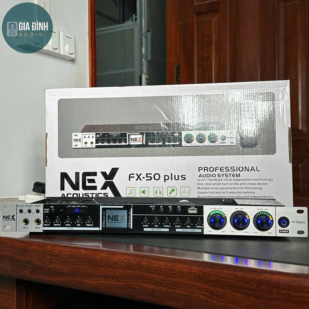 Vang cơ Nex FX50 Plus có Reverb giọng hát nhẹ 2022 - Nhập Khẩu Loại 1