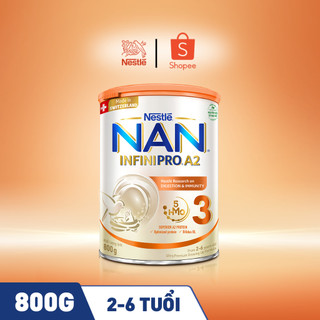 Sữa Bột Nestlé NAN INFINIPRO A2 bước 3 800g từ Thụy Sỹ giúp dung nạp tiêu hóa tốt sau 7 ngày