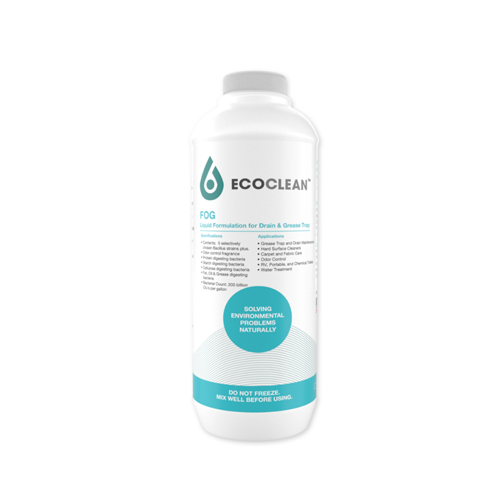 EcoClean FOG - Xử lý thông tắc dầu mỡ - Chế phẩm vi sinh EcoClean FOG - Xử lý mỡ bám đường ống