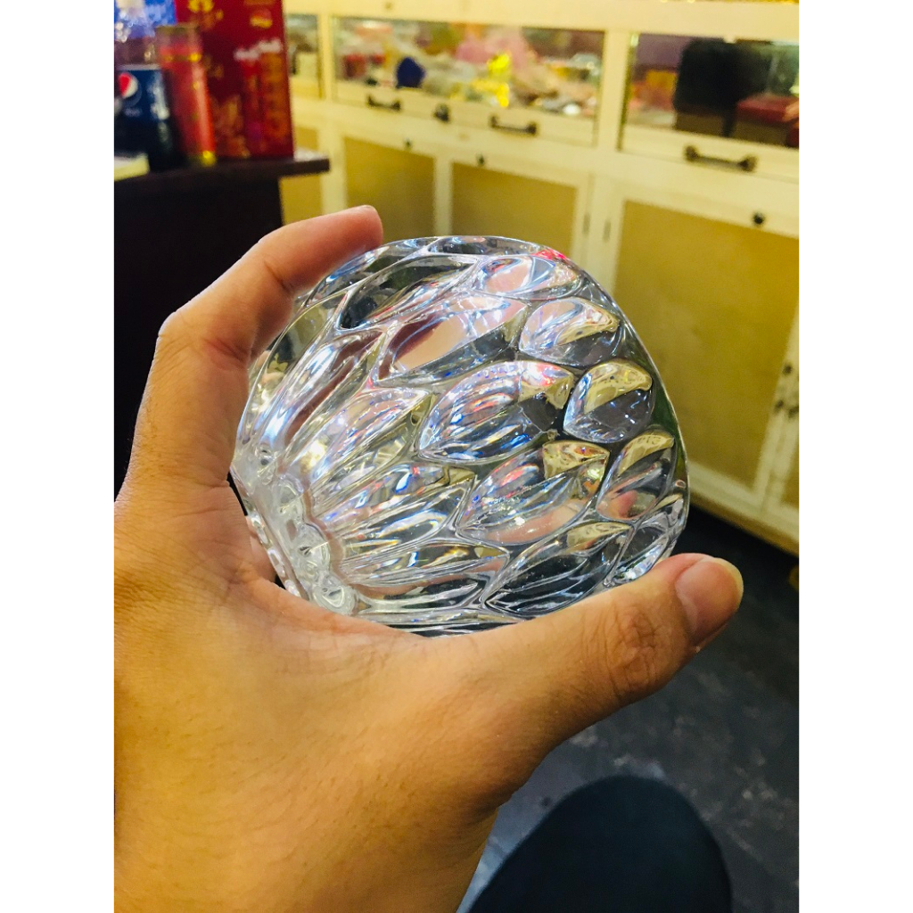 Ly giọt nước thủy tinh , giá để nến trang trí - Văn phòng phẩm Nhơn Phát