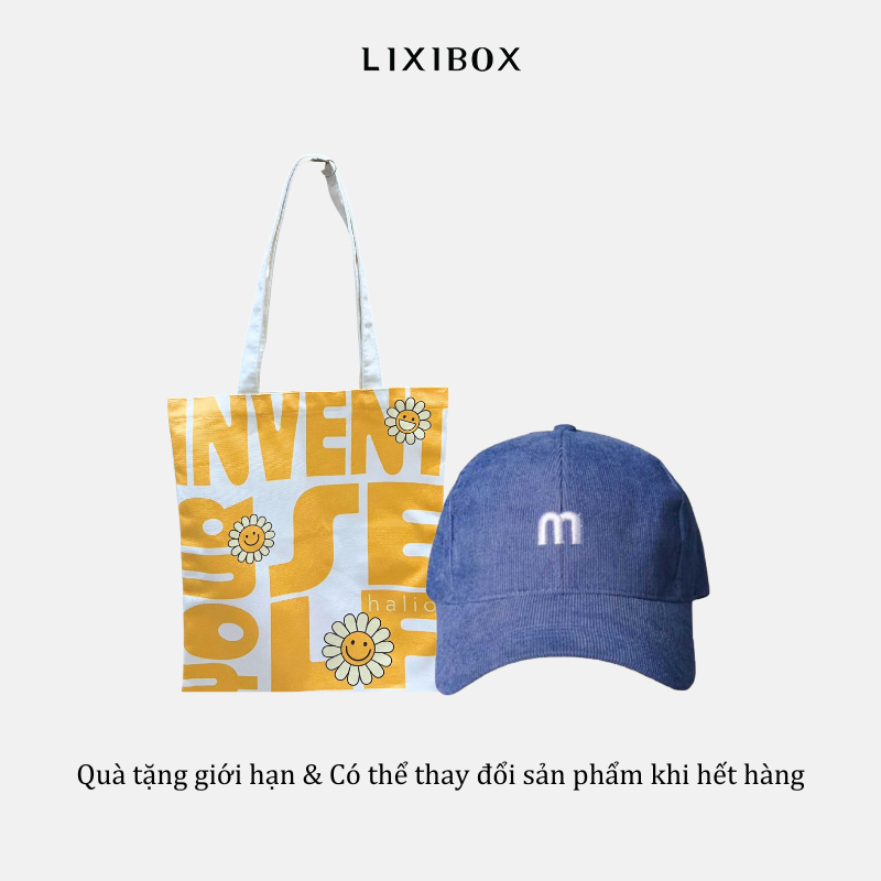 [HB Gift] Combo Túi Tote Cúc Vàng & Mũ Lưỡi Trai