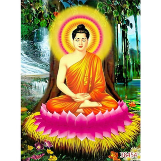 Tranh đính đá theo yêu cầu -tranh phật thích ca mau ni