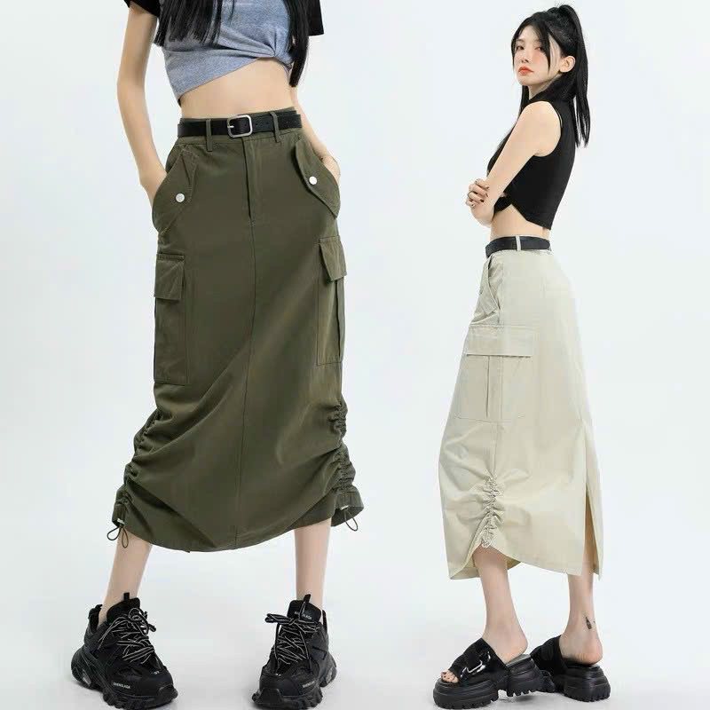 CHÂN VÁY MIDI Ulzzang SIÊU XINH