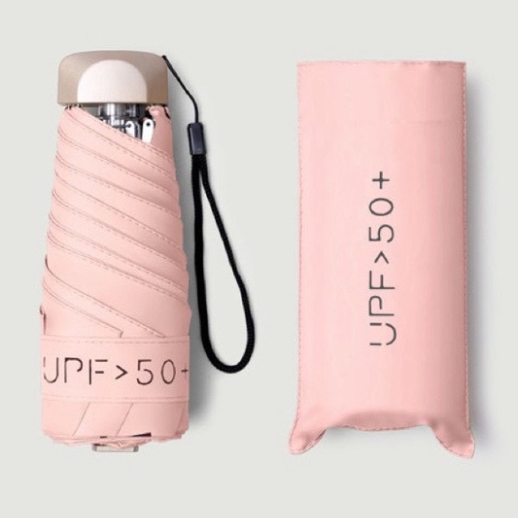 Ô Mini che mưa nắng bỏ túi hàng loại 1 chống tia cực tím, tia UV 50 - Dù Mini Hàn Quốc Tặng Kèm Túi Đựng