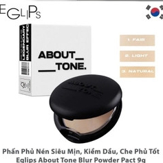 Phấn Phủ Dạng Nén Kiềm Dầu Eglips About Tone Blur Effect 9g