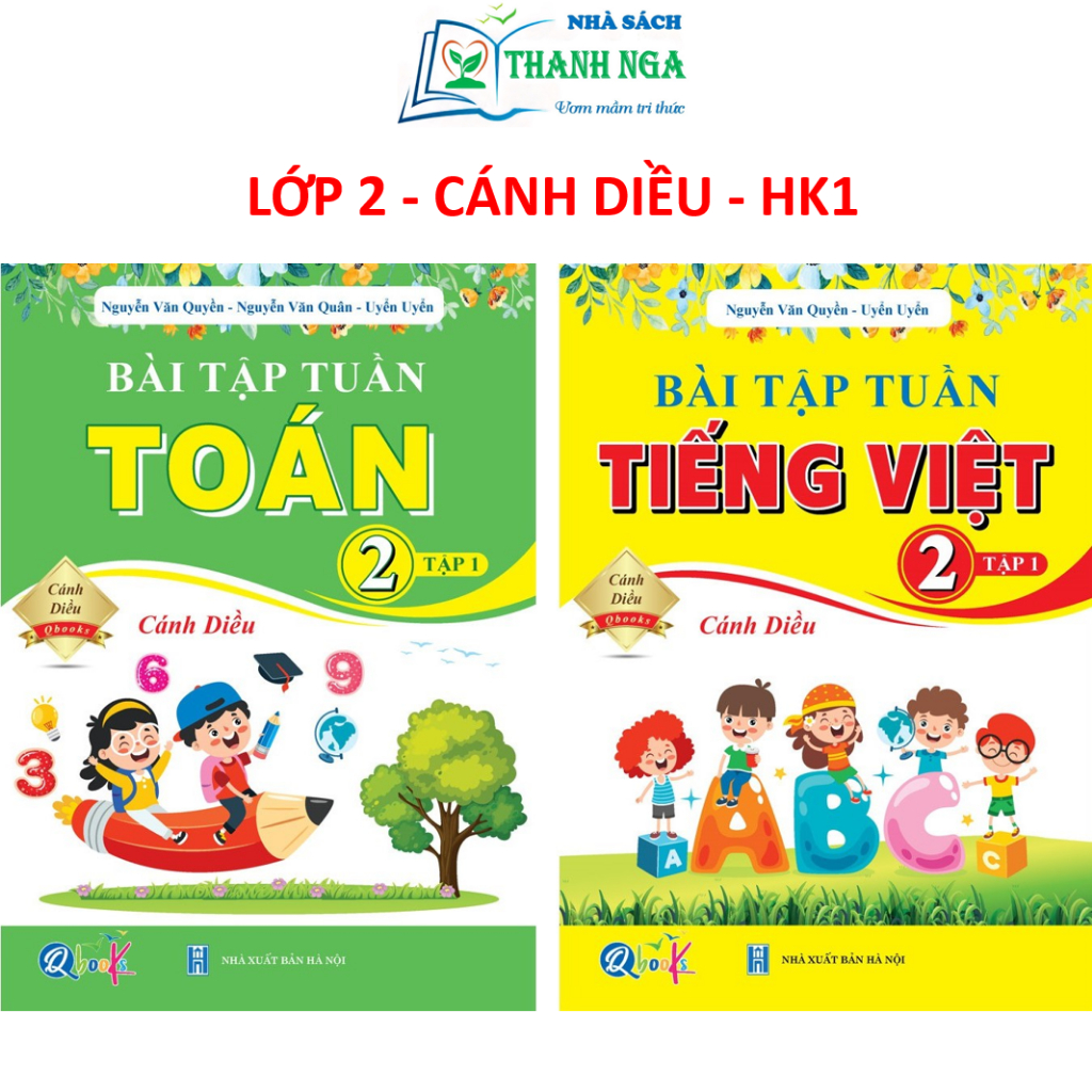 Sách - Bài Tập Tuần Toán và Tiếng Việt Lớp 2 - Cánh Diều - Tập 1