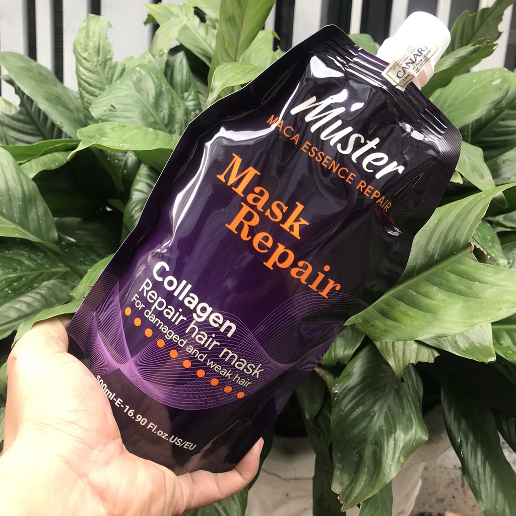 Dầu hấp ủ tóc siêu phục hồi mềm mượt Maxwell Muster 500ML