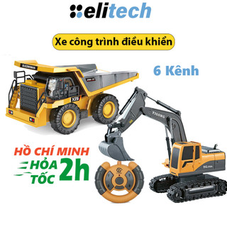 Combo máy múc điều khiển 6 kênh yigong yg-258a + xe ben 6 kênh xzs258