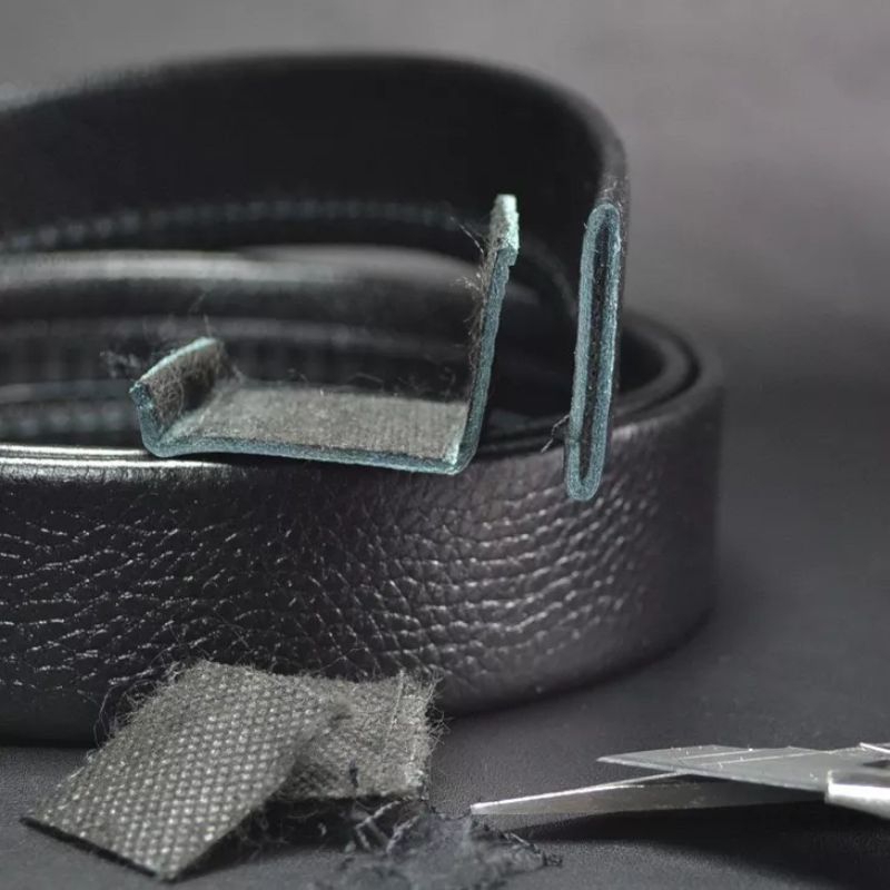 Thắt lưng da bò nhập khẩu HTK13 Bản 3.5cm dây nịt nam dùng khóa tự động răng nhựa cao cấp bảo hành 5 năm