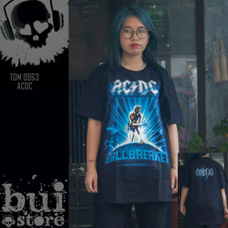 Áo rock band tee: áo phông acdc tdm 0963 100% cottong thái lan - bụi rock