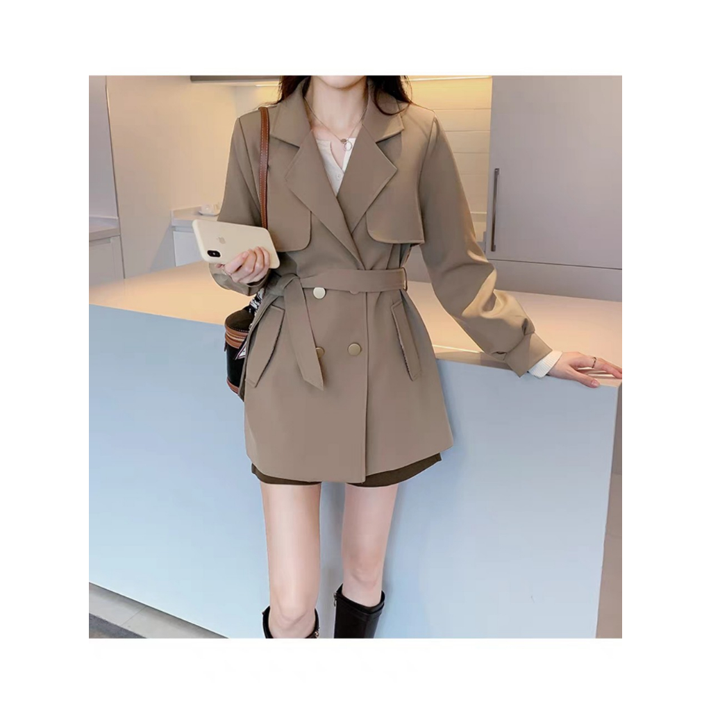 Áo khoác măng tô kèm dây đai chất kaki size S M L XL cho khách từ 38- 62kg, áo măng tô xịn