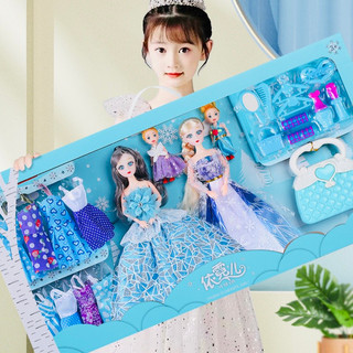 Đồ chơi búp bê Barbi công chúa Elsa có khớp kèm phụ kiện, đồ chơi búp bê công chúa cho bé gái