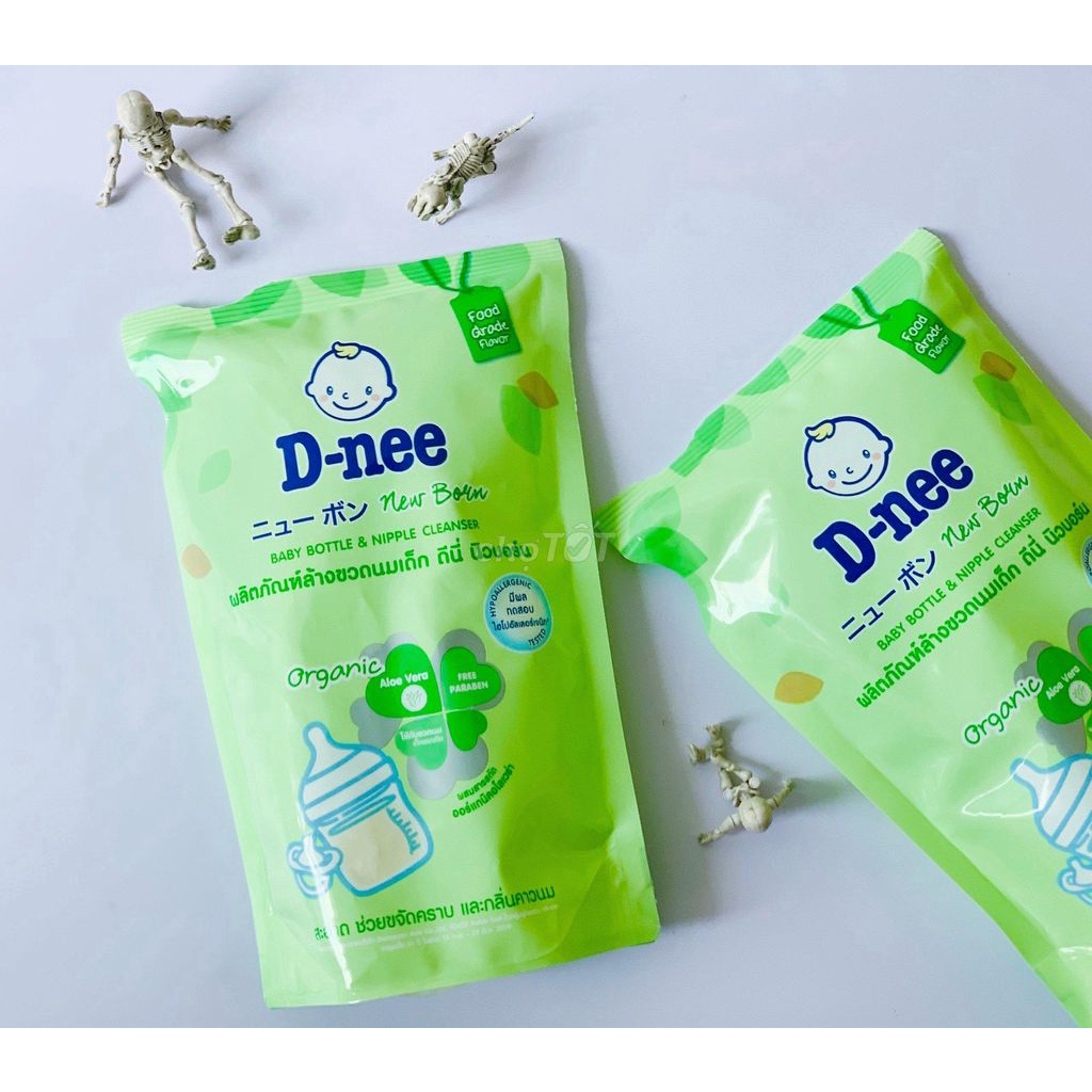 Nước Rửa Bình Sữa Dnee Organic Thái Túi 600ml An Toàn Cho Bé
