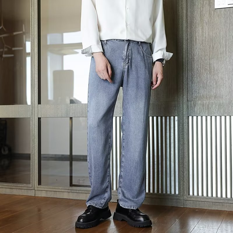 Quần baggy jean ống suông StarLord SL901 nam nữ 2 màu thời trang