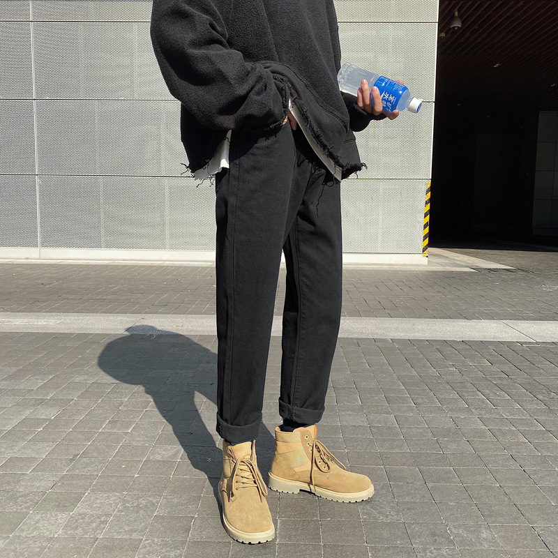 Quần baggy jean ống suông StarLord SL901 nam nữ 2 màu thời trang