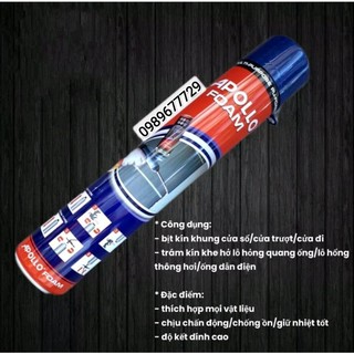 Keo bọt nở foam keo kết dính xây dựng apollo®