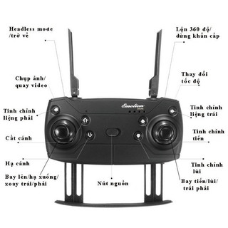 Flycam wifi E58 camera HD 4K tặng túi đựng