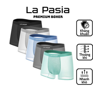 Quần Sịp đùi nam chất thun lạnh cao cấp Combo 5 cái, quần boxer nam chính hãng LA PASIA