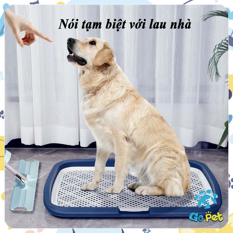 Khay vệ sinh cho chó Huấn luyện vệ sinh cho chó Bô thú cưng với giá đỡ 65 * 49 cm